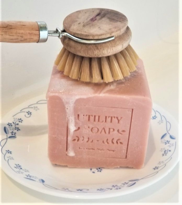 Andrée Jardin French Block Dish Soap, Bundle Includes Natural Brush on  Food52